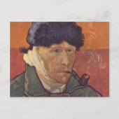 Vincent Van Gogh - Self Portret with Bandaged Ear Briefkaart (Voorkant)
