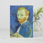 Vincent van Gogh - Self Portret with Palette Bedankkaart (Staand voorkant)