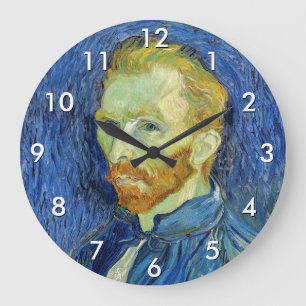 Vincent van Gogh - Self Portret with Palette Grote Klok