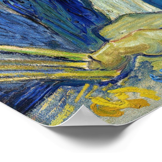 Vincent van Gogh - Self Portret with Palette Poster (Hoek)