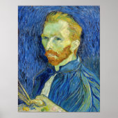 Vincent van Gogh - Self Portret with Palette Poster (Voorkant)