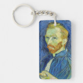 Vincent van Gogh - Self Portret with Palette Sleutelhanger (Voorkant)