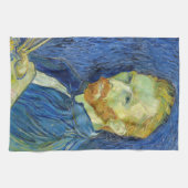 Vincent van Gogh - Self Portret with Palette Theedoek (Horizontaal)