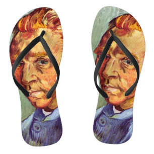 Vincent Van Gogh Self Portret zonder zijdelingse k Teenslippers