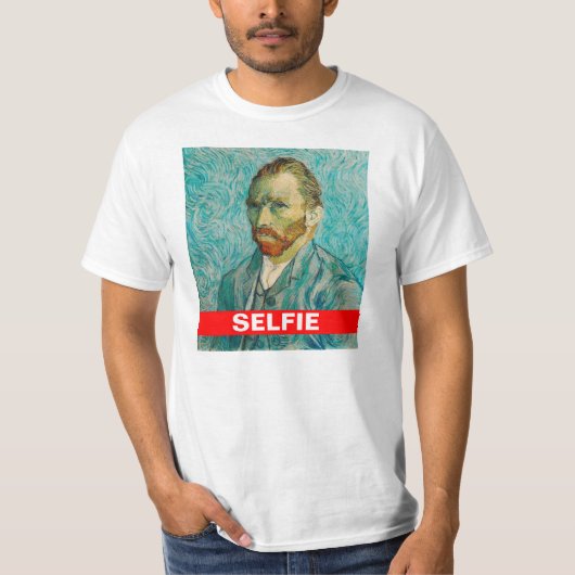 Vincent van Gogh Selfie T-Shirt (Voorkant)