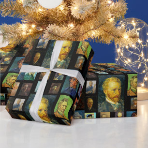 Vincent van Gogh Selfies Collage Cadeau Cadeaupapier