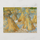 Vincent van Gogh - Sheaves of Wheat Briefkaart (Voorkant)