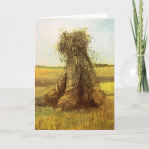 Vincent van Gogh - Sheaves of Wheat Kaart