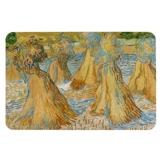 Vincent van Gogh - Sheaves of Wheat Magneet (Horizontaal)