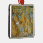 Vincent van Gogh - Sheaves of Wheat Metalen Ornament (Rechts)