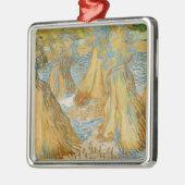 Vincent van Gogh - Sheaves of Wheat Metalen Ornament (Links)