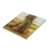 Vincent van Gogh - Sheaves of Wheat Tegeltje (Zijkant)