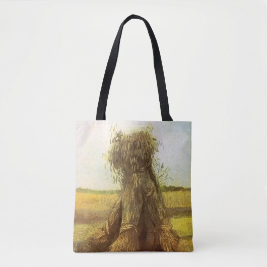 Vincent van Gogh - Sheaves of Wheat Tote Bag (Voorkant)
