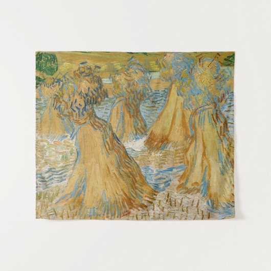 Vincent van Gogh - Sheaves of Wheat Wandkleed (Voorkant (horizontaal))