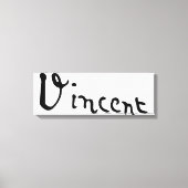 Vincent Van Gogh Signature Canvas Afdruk (Voorkant)
