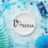 Vincent Van Gogh Signature Papieren Bordje (Feest)