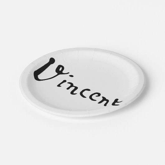 Vincent Van Gogh Signature Papieren Bordje (Gekanteld)