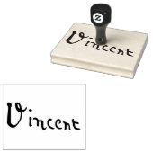 Vincent Van Gogh Signature Rubberstempel (Gestempeld)