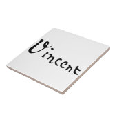 Vincent Van Gogh Signature Tegeltje (Zijkant)