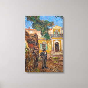 Vincent Van Gogh - Sint-Paulusgesticht in Saint-Ré Canvas Afdruk