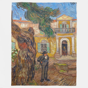 Vincent Van Gogh - Sint-Paulusgesticht in Saint-Ré Fleece Deken