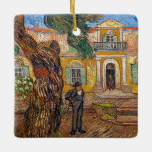 Vincent Van Gogh - Sint-Paulusgesticht in Saint-Ré Keramisch Ornament