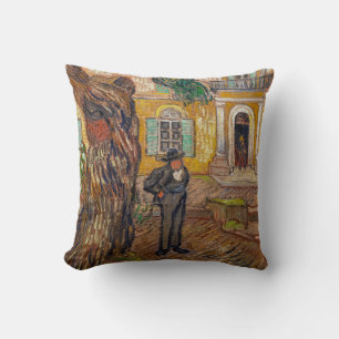 Vincent Van Gogh - Sint-Paulusgesticht in Saint-Ré Kussen