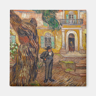 Vincent Van Gogh - Sint-Paulusgesticht in Saint-Ré Magneet