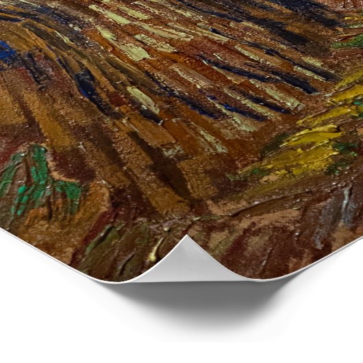 Vincent Van Gogh - Sint-Paulusgesticht in Saint-Ré Poster (Hoek)