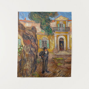 Vincent Van Gogh - Sint-Paulusgesticht in Saint-Ré Wandkleed