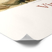 Vincent Van Gogh Skeleton Burning Cigarette Skull Poster (Hoek)