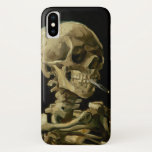 Vincent Van Gogh Skeleton met een brandende sigare Case-Mate iPhone Case<br><div class="desc">Vincent Van Gogh Skeleton met een verbluffende Vintage Fijne Kunst Telefoontas</div>
