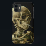 Vincent Van Gogh Skeleton met een brandende sigare Case-Mate iPhone Case<br><div class="desc">Vincent Van Gogh Skeleton met een verbluffende Vintage Fijne Kunst Telefoontas</div>