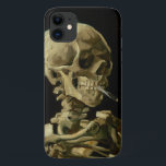 Vincent Van Gogh Skeleton met een brandende sigare Case-Mate iPhone Case<br><div class="desc">Vincent Van Gogh Skeleton met een verbluffende Vintage Fijne Kunst Telefoontas</div>