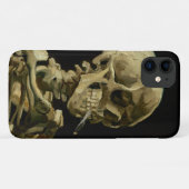 Vincent Van Gogh Skeleton met een brandende sigare Case-Mate iPhone Case (Achterkant (horizontaal))