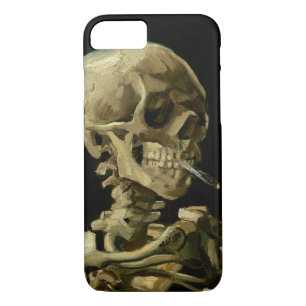Vincent Van Gogh Skeleton met een brandende sigare iPhone 8/7 Hoesje