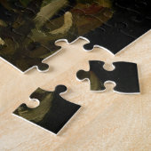 Vincent Van Gogh Skeleton met een brandende sigare Legpuzzel (Zijkant)