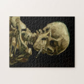 Vincent Van Gogh Skeleton met een brandende sigare Legpuzzel (Horizontaal)