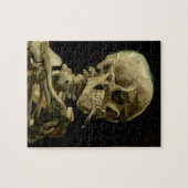 Vincent Van Gogh Skeleton met een brandende sigare Legpuzzel (Horizontaal)