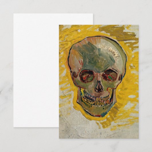 Vincent van Gogh - Skull 1887 #2 Bedankkaart (Voorkant / Achterkant)