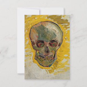 Vincent van Gogh - Skull 1887 #2 Bedankkaart