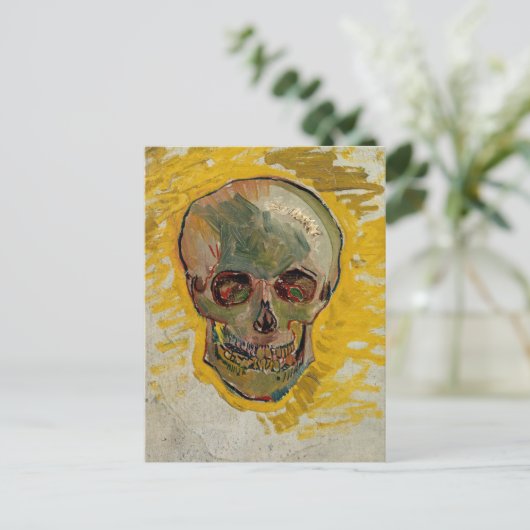 Vincent van Gogh - Skull 1887 #2 Briefkaart (Staand voorkant)