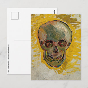 Vincent van Gogh - Skull 1887 #2 Briefkaart