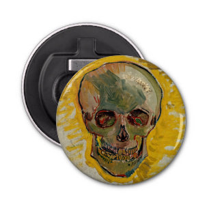 Vincent van Gogh - Skull 1887 #2 Button Flesopener