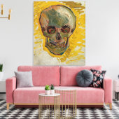 Vincent van Gogh - Skull 1887 #2 Canvas Afdruk (Insitu (Woonkamer))