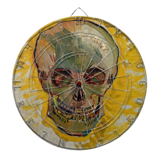 Vincent van Gogh - Skull 1887 #2 Dartbord (Voorkant)