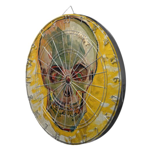Vincent van Gogh - Skull 1887 #2 Dartbord (Voorkant Rechts)