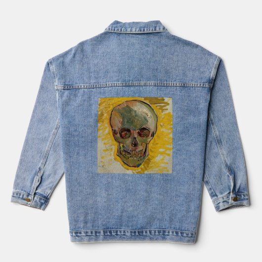 Vincent van Gogh - Skull 1887 #2 Denim Jacket (Achterkant)