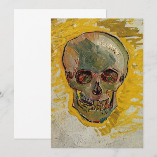 Vincent van Gogh - Skull 1887 #2 Kaart (Voorkant / Achterkant)