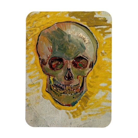 Vincent van Gogh - Skull 1887 #2 Magneet (Verticaal)